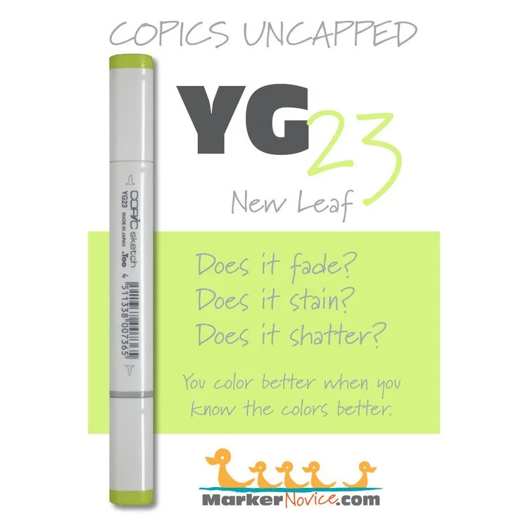 YG23 - Copic Sketch Marker New Leaf — Violeta Ink